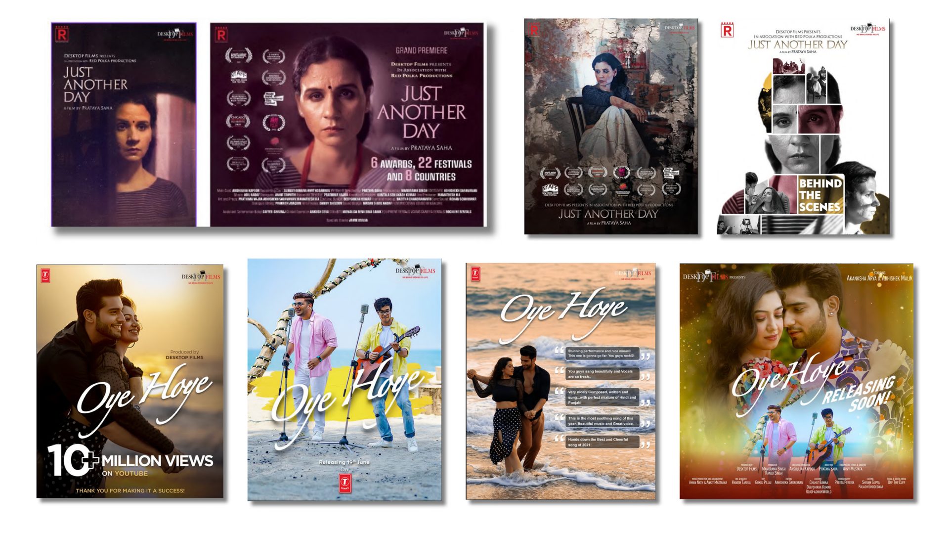 Oye Hoye & Just Another Day — Award-Winning Films