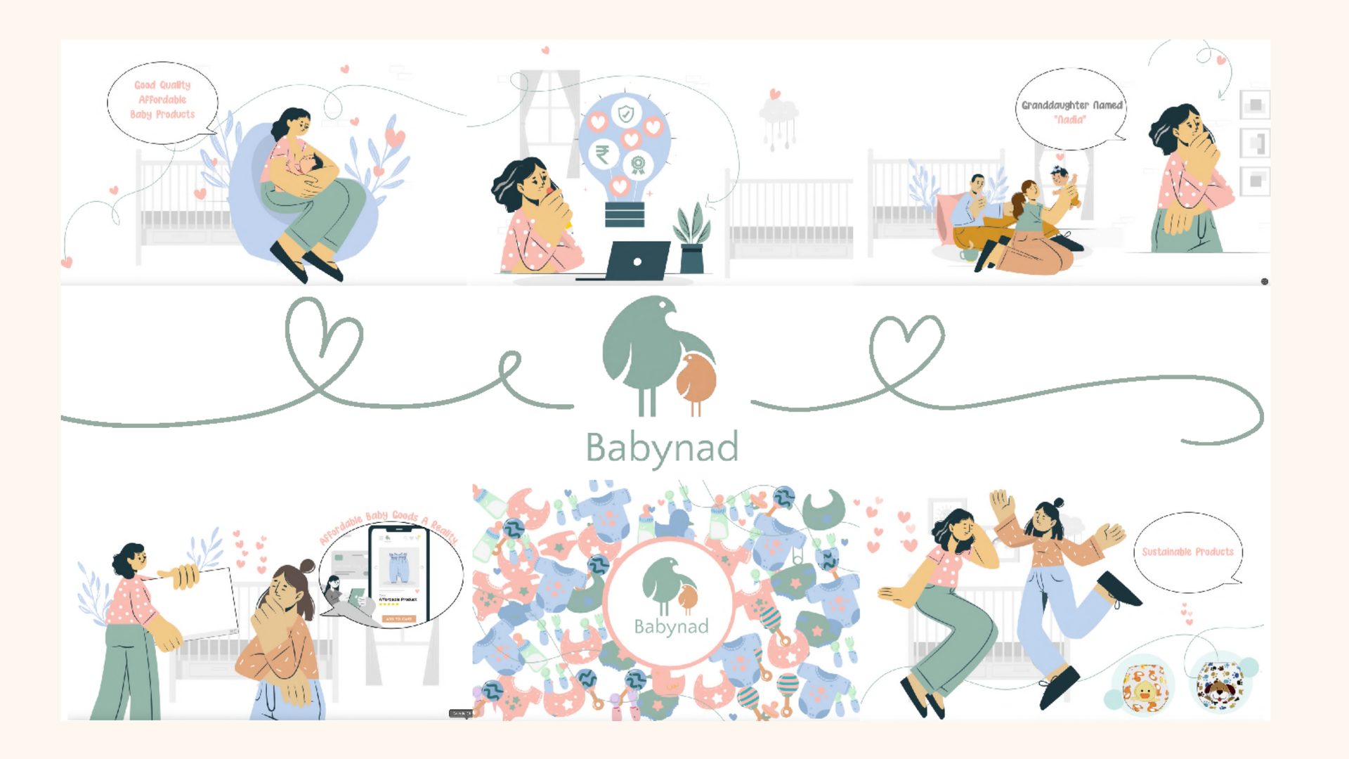 Babynad — Brand Illustration