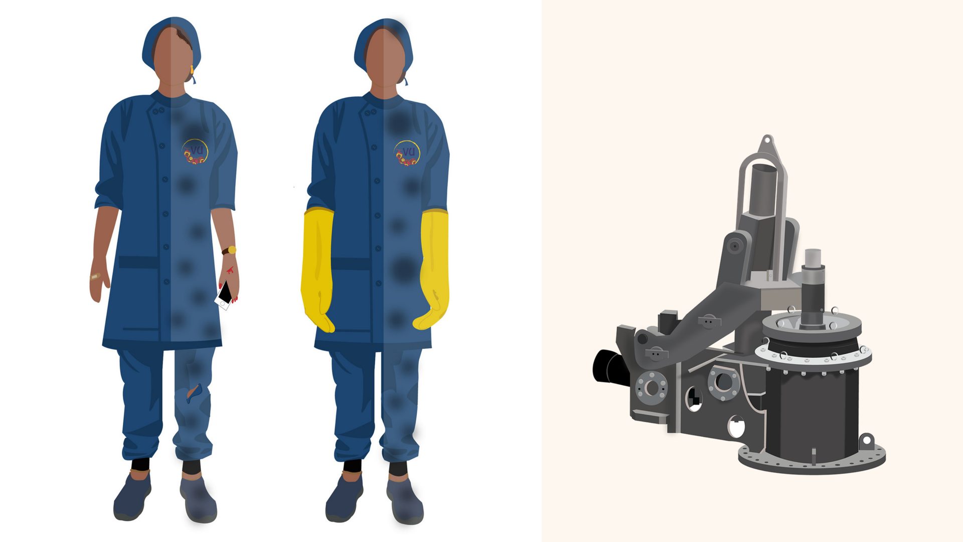 Character Design & Machine Render
