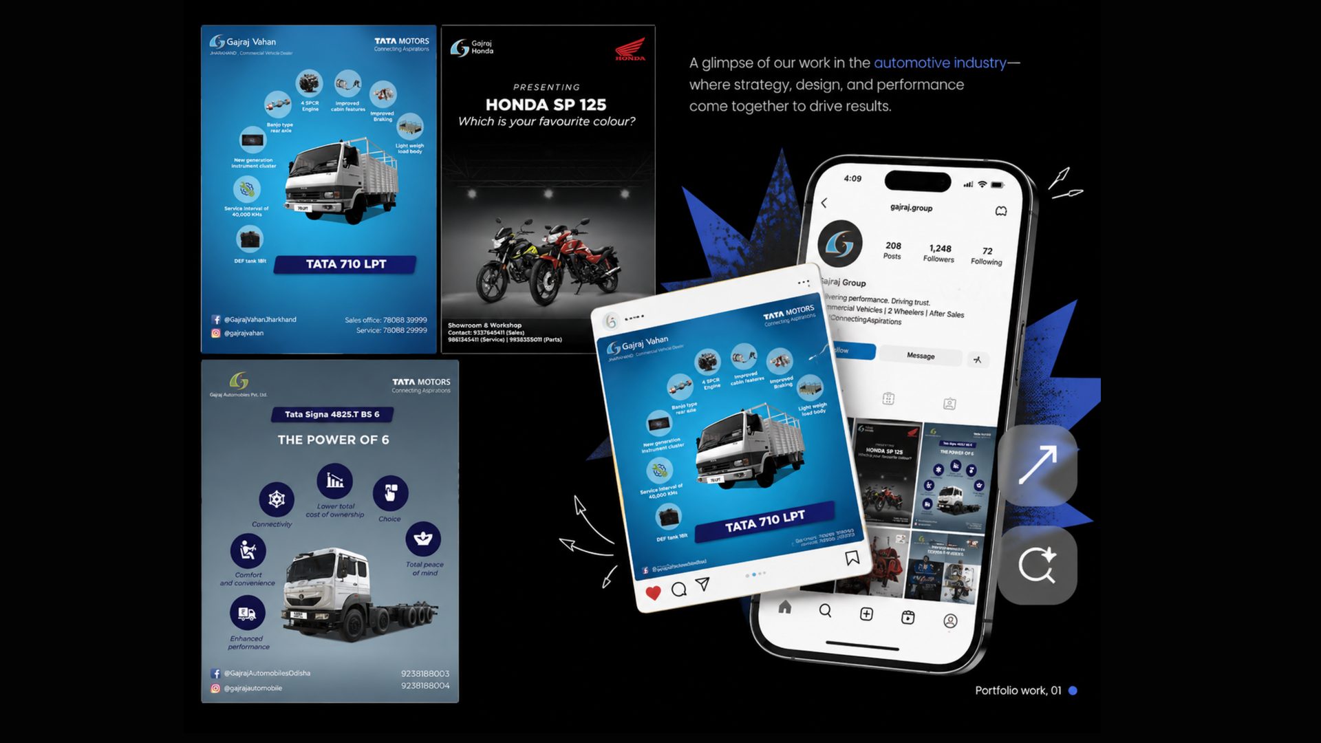 Gajraj Honda — Social Content