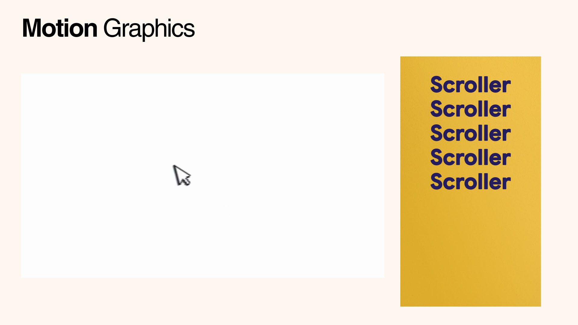 Motion Graphics