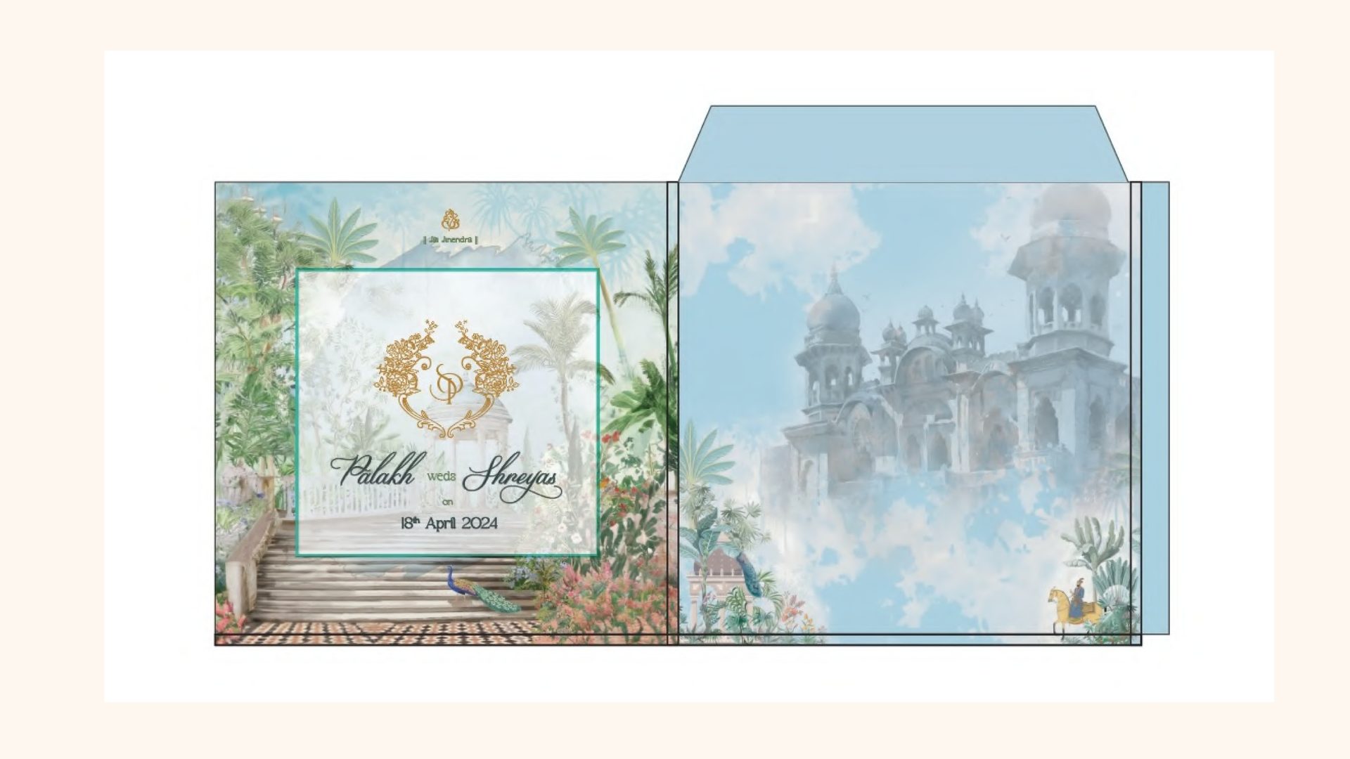 Palak weds Shreyas — Invite